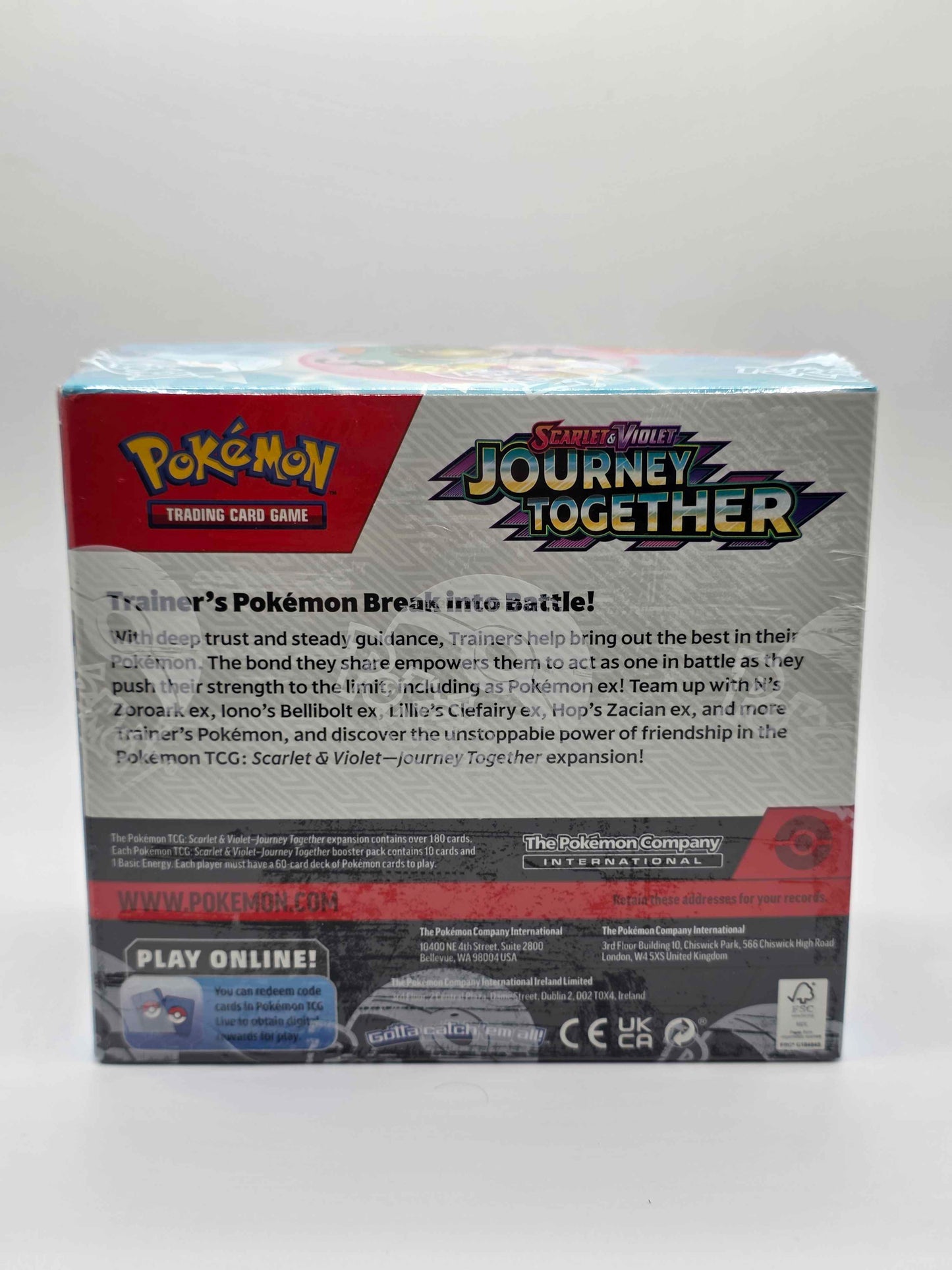 Pokémon TCG Scarlet & Violet – Journey Together Booster Box (English, Sealed, Enhanced)