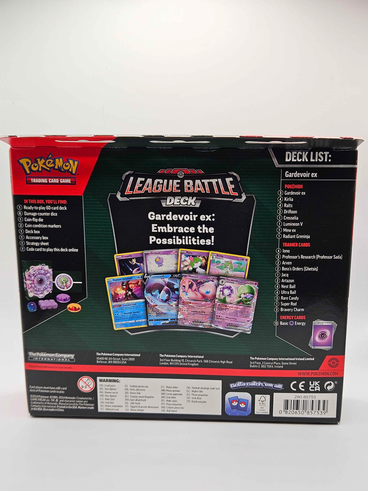 Pokémon TCG League Battle Deck – Gardevoir ex