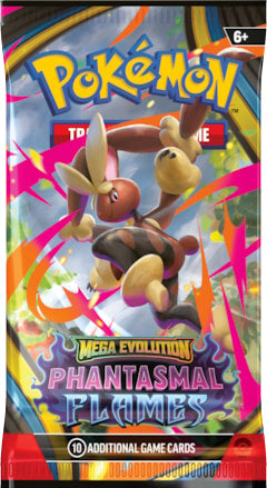 Mega Evolutions – Phantasmal Flames - English Booster Pack (Sealed)