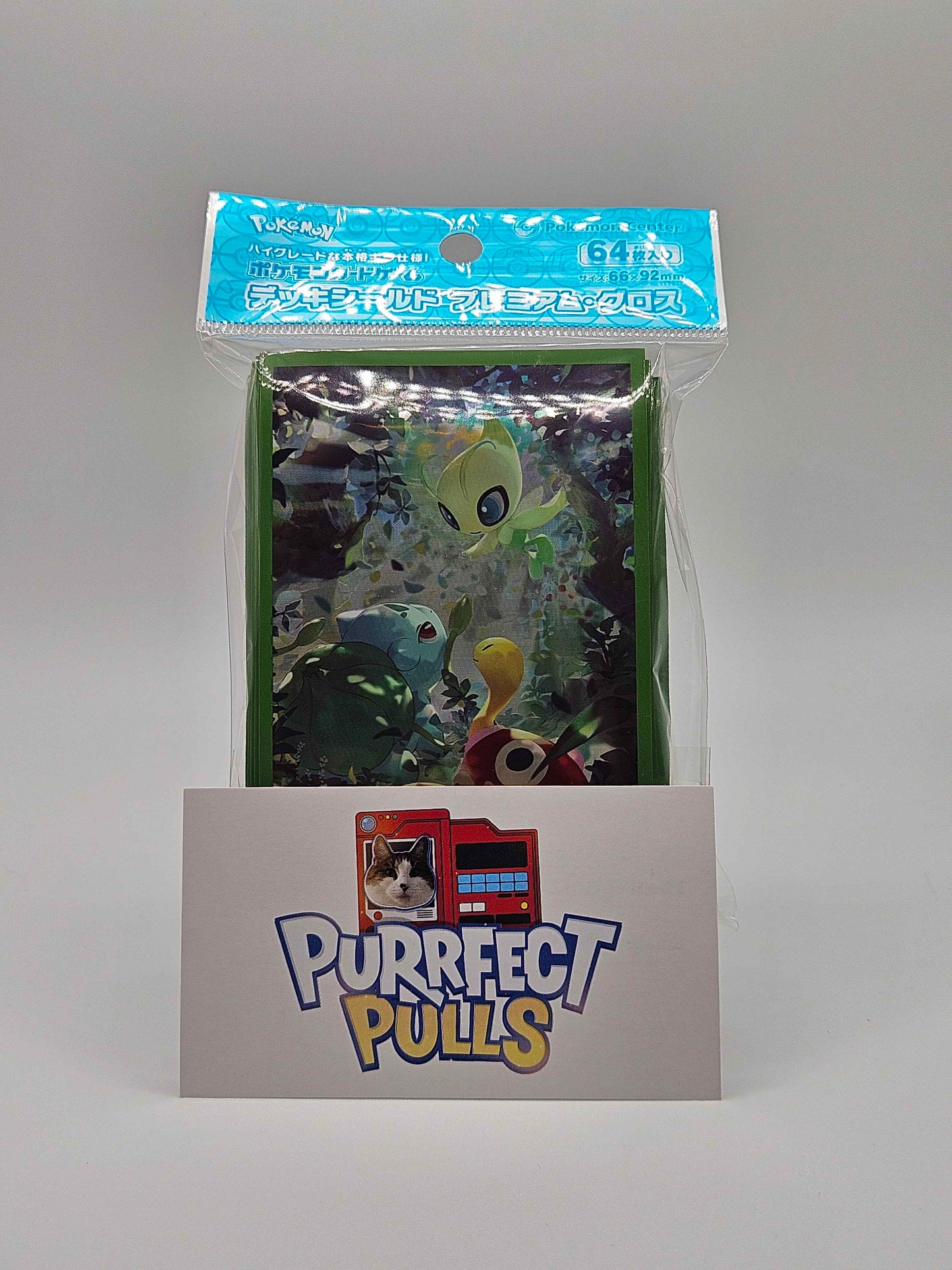 Pokémon Center Japan – Celebi Forest Card Sleeves (64 Count)