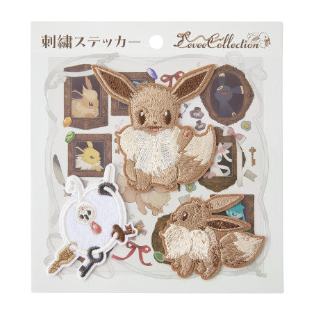 Pokémon Center Japan – Eevee Collection Embroidered Sticker Set