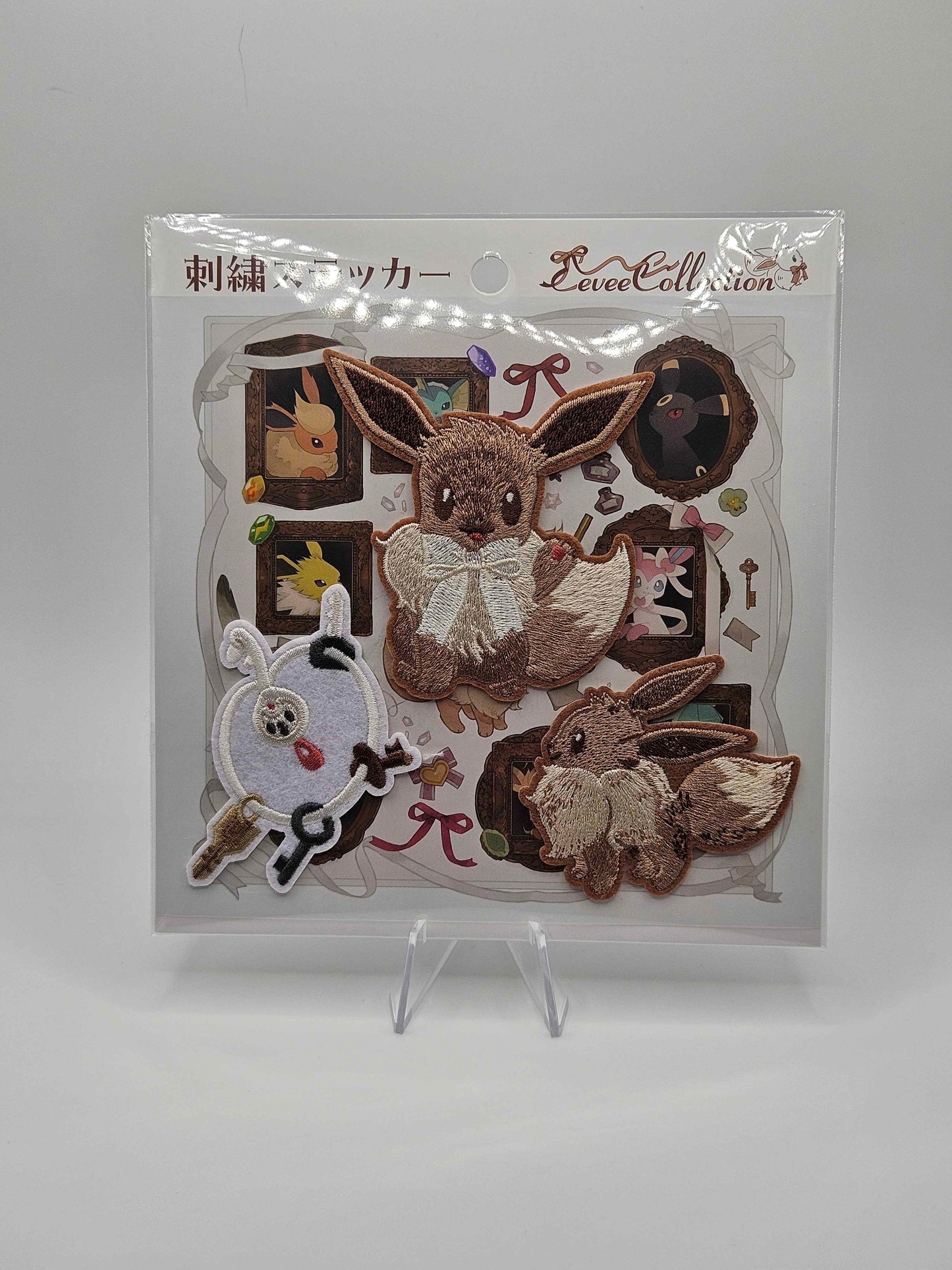 Pokémon Center Japan – Eevee Collection Embroidered Sticker Set