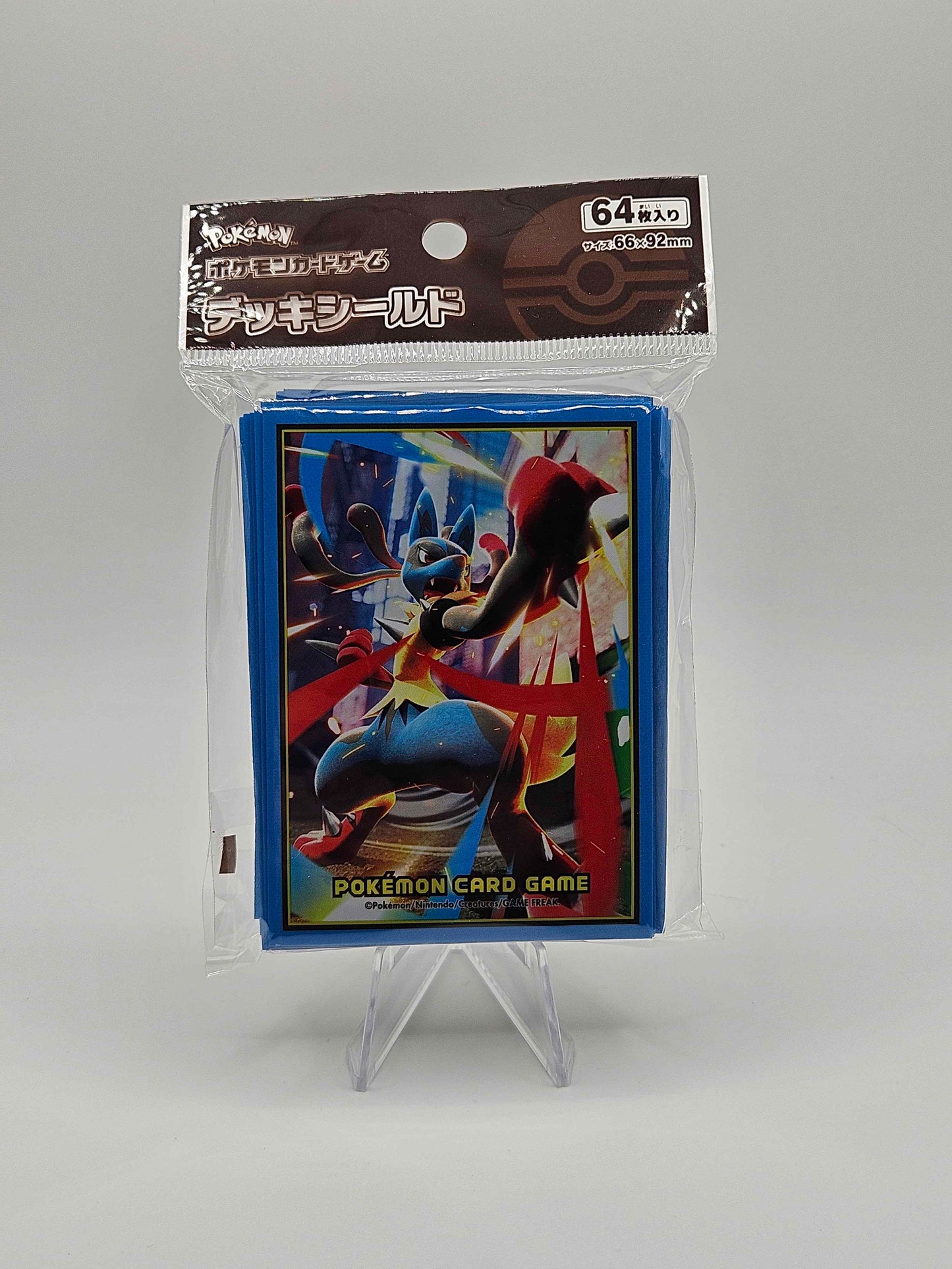 Pokémon Center Japan – Mega Lucario Card Sleeves (64 Count)