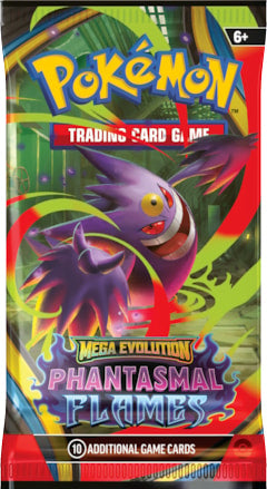 Mega Evolutions – Phantasmal Flames - English Booster Pack (Sealed)