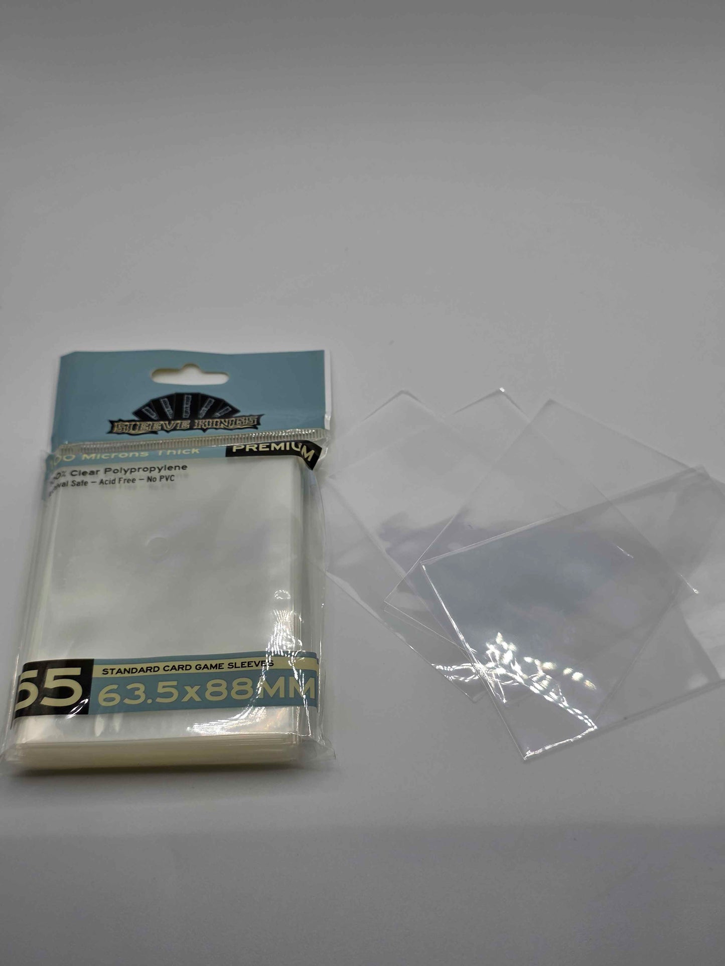 Sleeve Kings – Standard Card Game Sleeves (55 Count, 63.5×88mm)