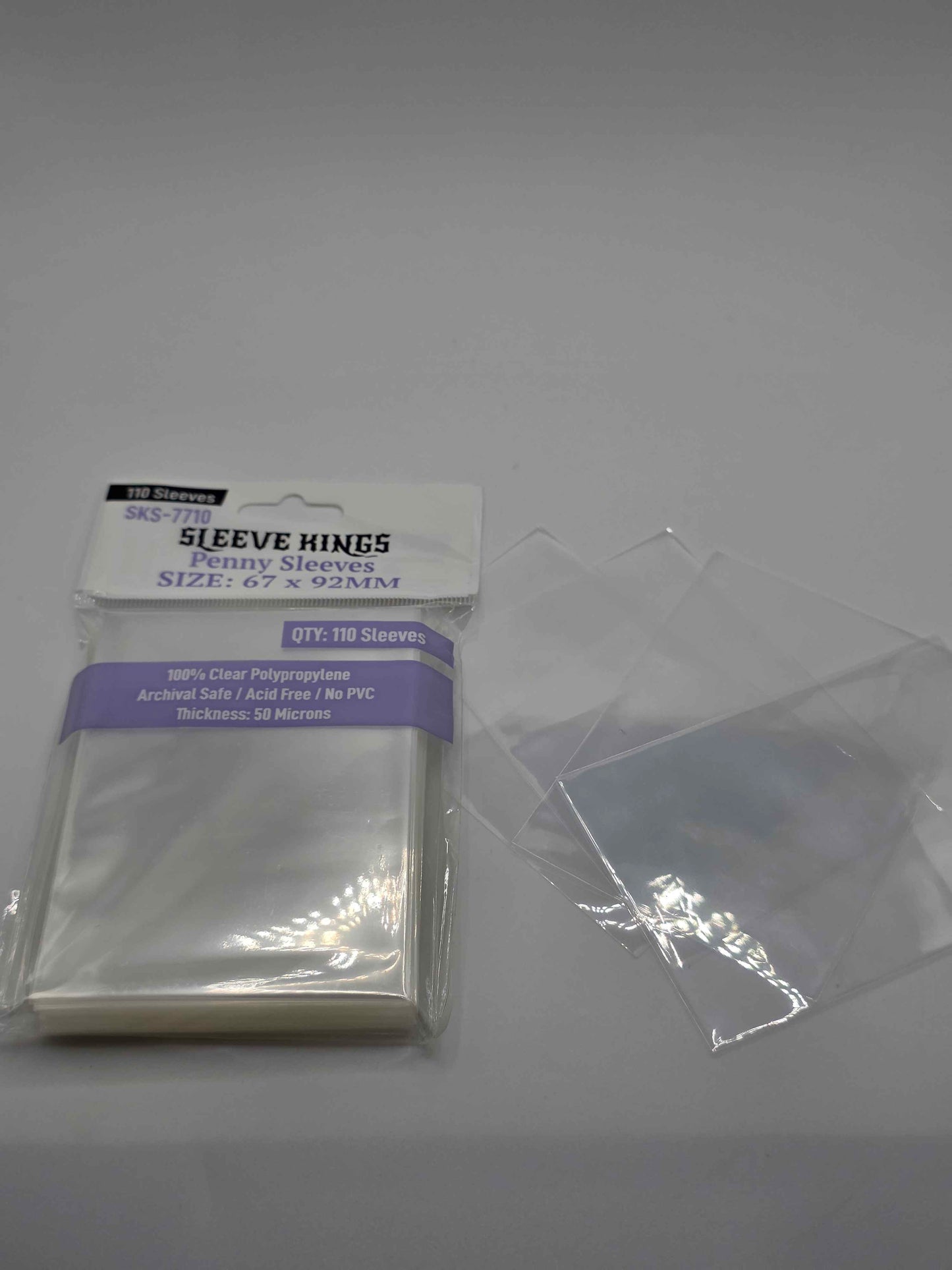 Sleeve Kings – Penny Card Game Sleeves (110 Count, 67×92mm)