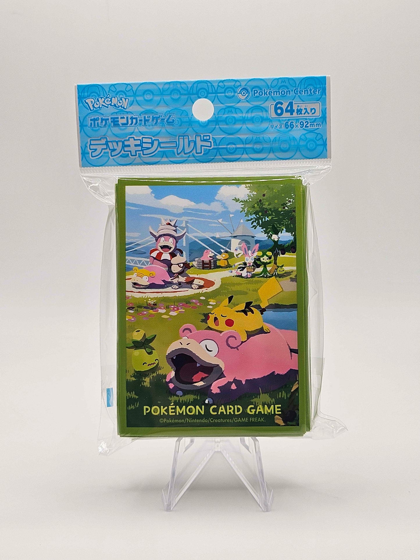 Pokémon Center Japan – Slowpoke & Pikachu Card Sleeves (64 Count)