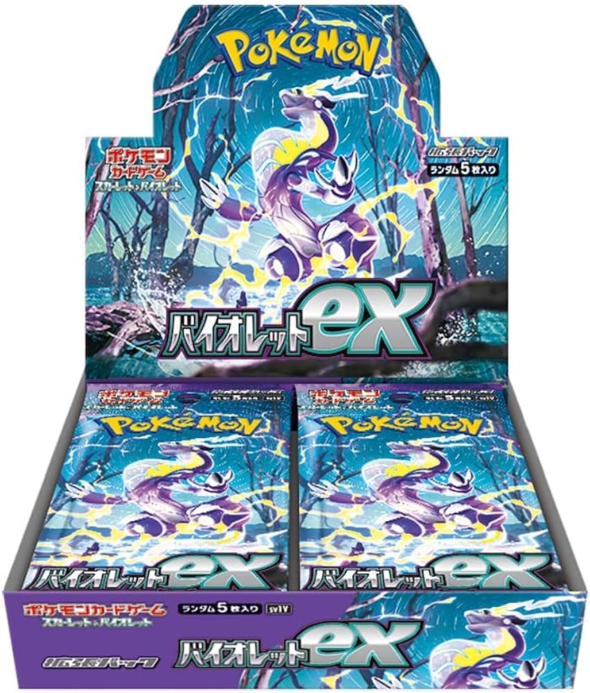 Pokémon TCG Scarlet & Violet – Violet ex Booster Box (Japanese Sealed)