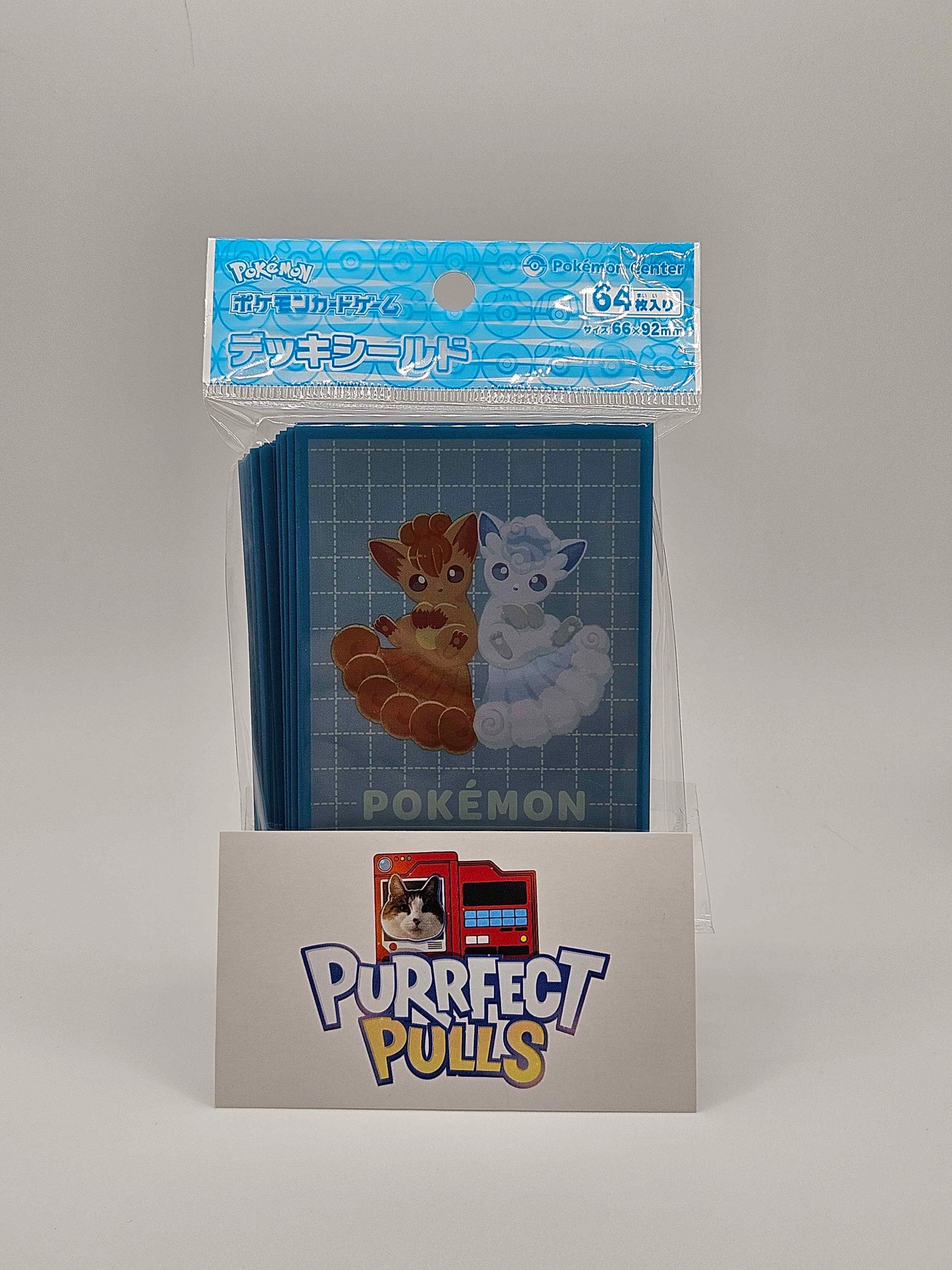 Pokémon Center Japan – Vulpix & Alolan Vulpix Card Sleeves (64 Count)